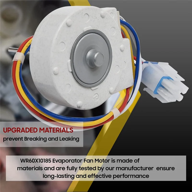 

A63K-WR60X10185 Evaporator Fan Motor Suitable For GE & Hotpoint Refrigerators WR60X10043,WR60X10154 WR60X10043,WR60X10154