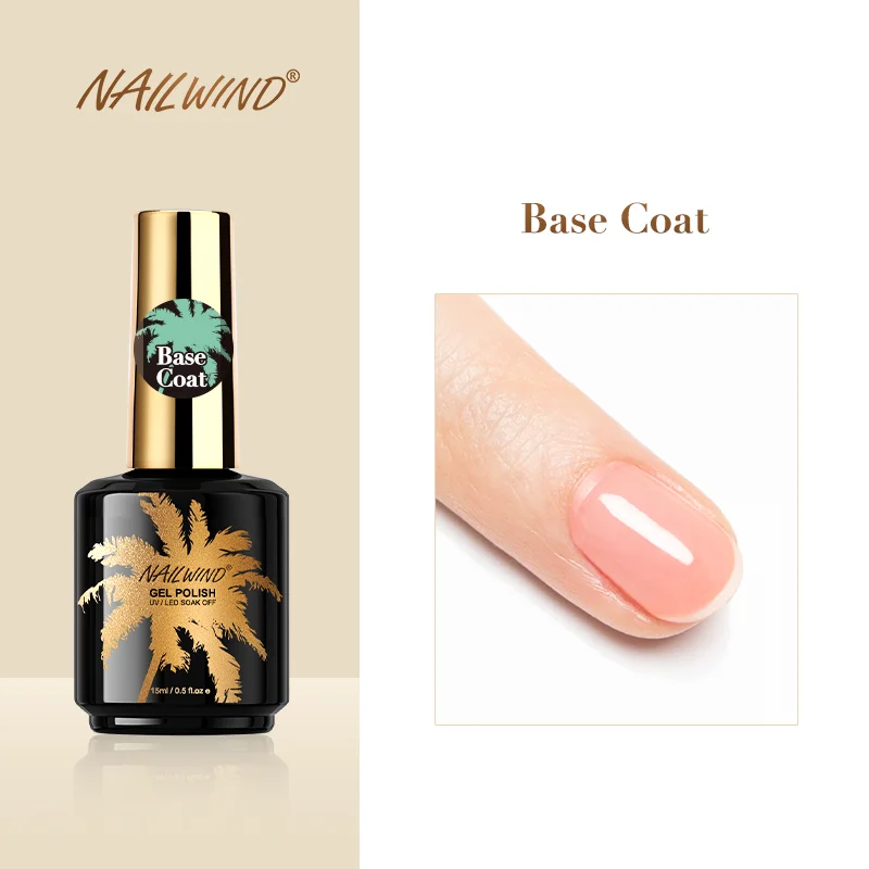 Rosalind 15ml Primer Base Top Coat Nail Polish Semi-Permanent Hybrid Reinforce UV Gel Varnish for Nail Gel Nail Art