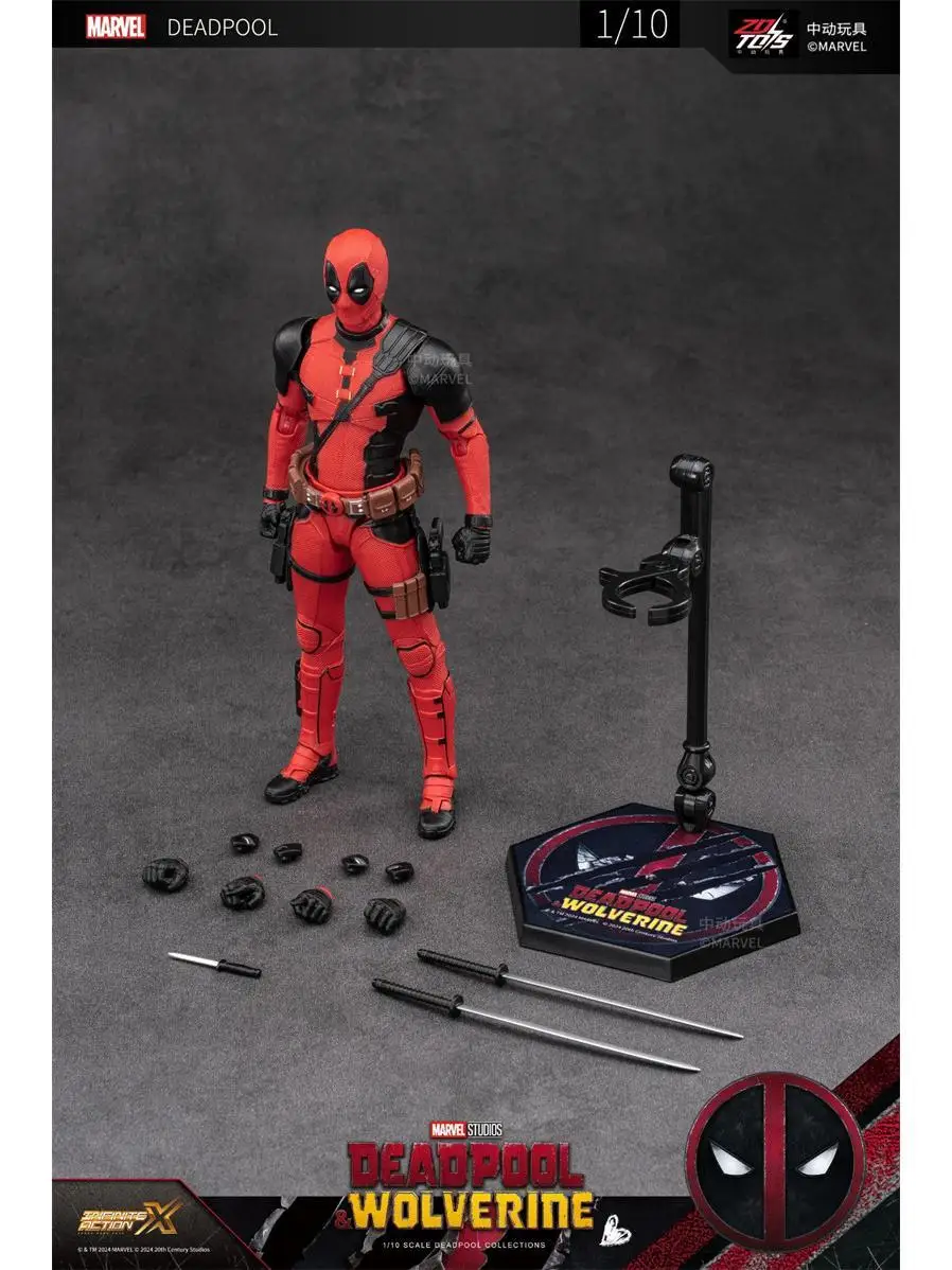 ZD Original Deadpool & Wolverine Action figures Deadpool Boxed Wolverine PVC Figure Collectible Model Toy