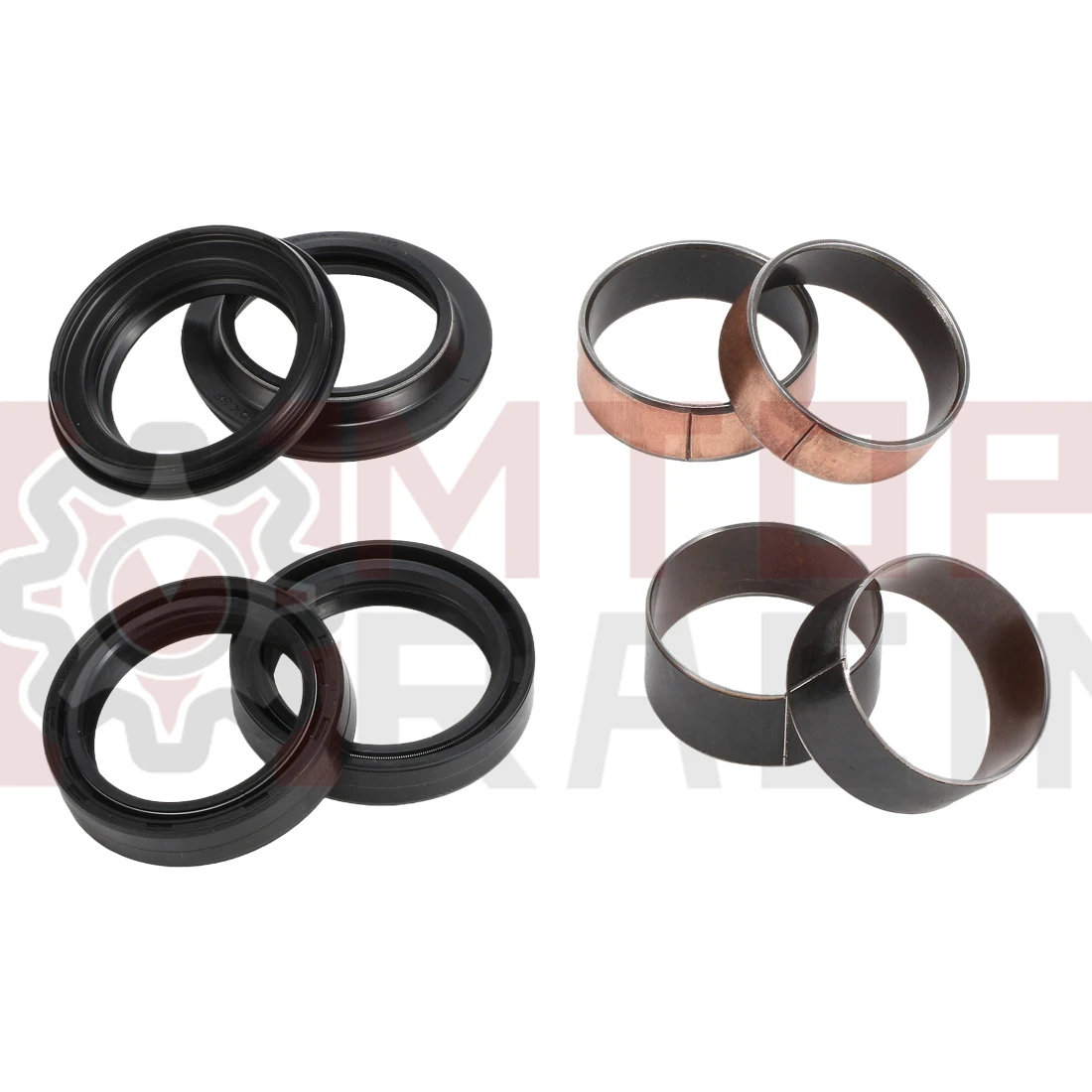 5VU-23145-00-00 3VD-23135-10-00 Fork Tube Oil Seal Dust Seal Bushing Slider Guide For Yamaha XJ6 2009-2015 FZ6 FZ6R 2009-2014