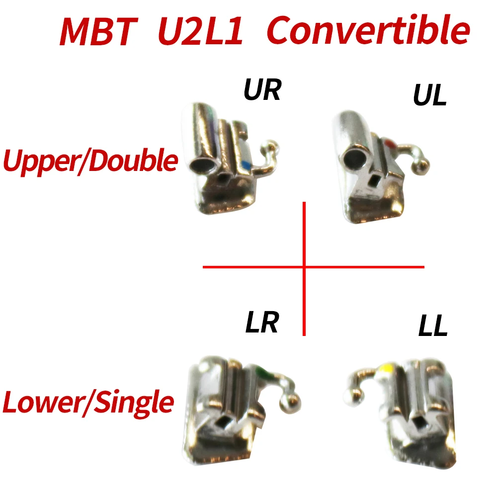 10Packs 40Pcs 1St Mesh Base Roth MBT 022 U2L1 Convertible B/u/c/c/a/l Tube