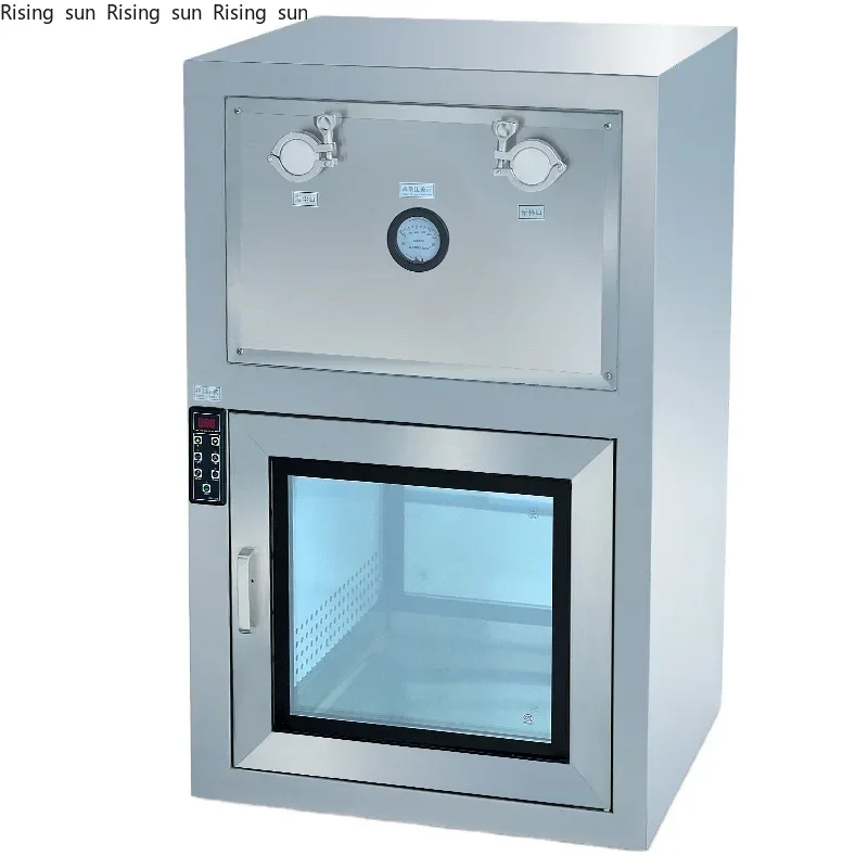 

CE certificated pass box (DOP test port and differential pressure gauge)