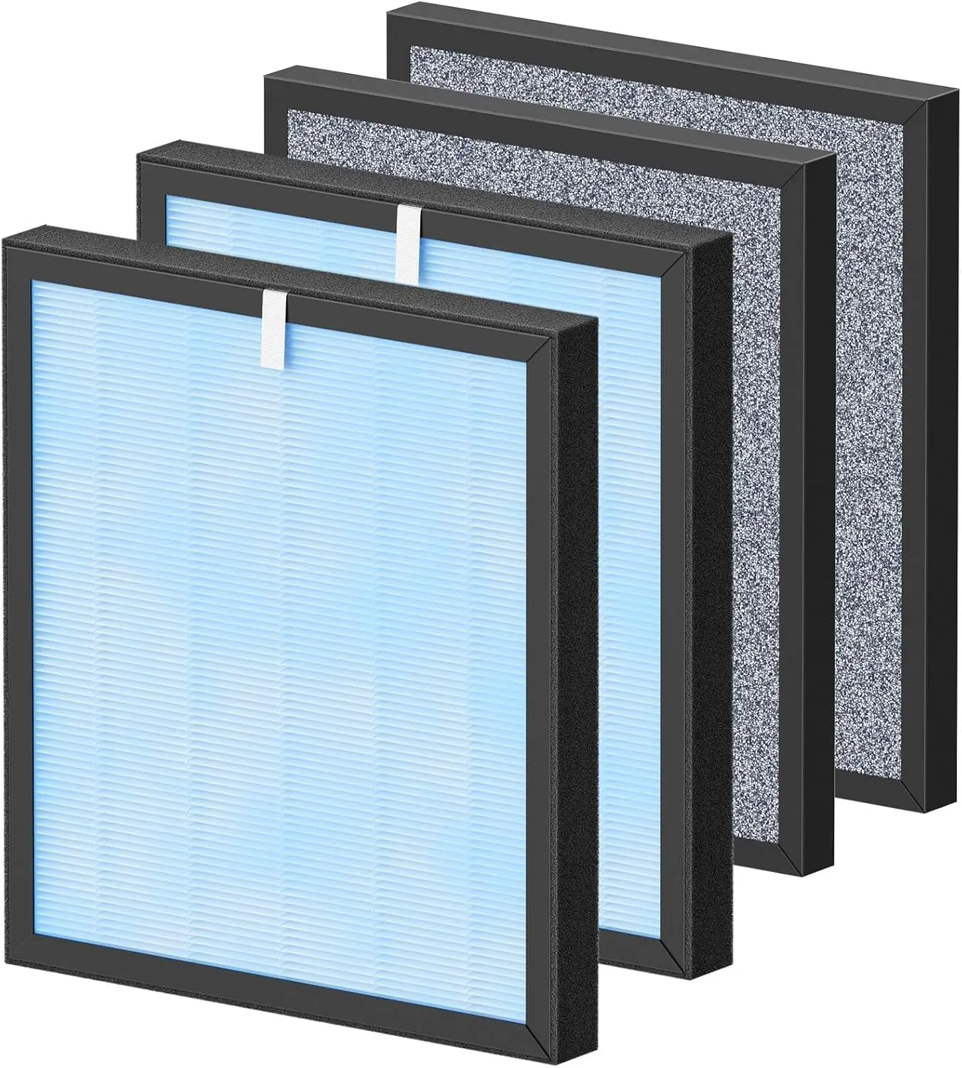 

HSP001 Replacement Filter Compatible with HATHASPACE HSP001 Smart Air Purifiers, 4 Sta s Filtration with HEPA and Activated