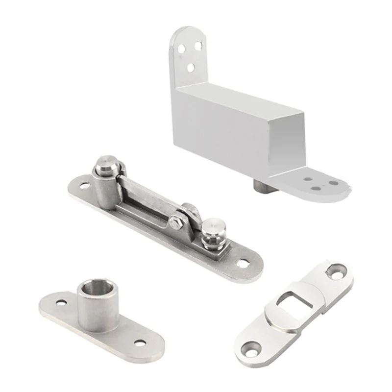 90 Degree Positioning Spindle Inside and Outside Hinge Hinge Hidden Door Swivel Stainless Steel Hinge