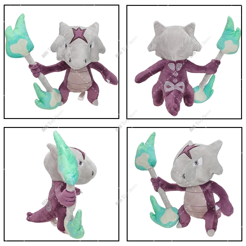 Alolan Marowak Plush Toy Anime Cartoon Cubone Soft Stuffed Plushies Holiday Gift For Collectors Fans Collectible Home Decor
