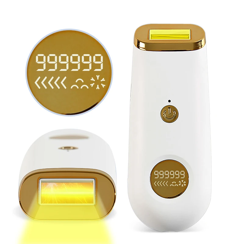 

Перманентное безболезненное женское и мужское устройство для домашнего использования на лице и теле, профессиональное лазерное устройство для удаления волос IPL с ЖК-дисплеем