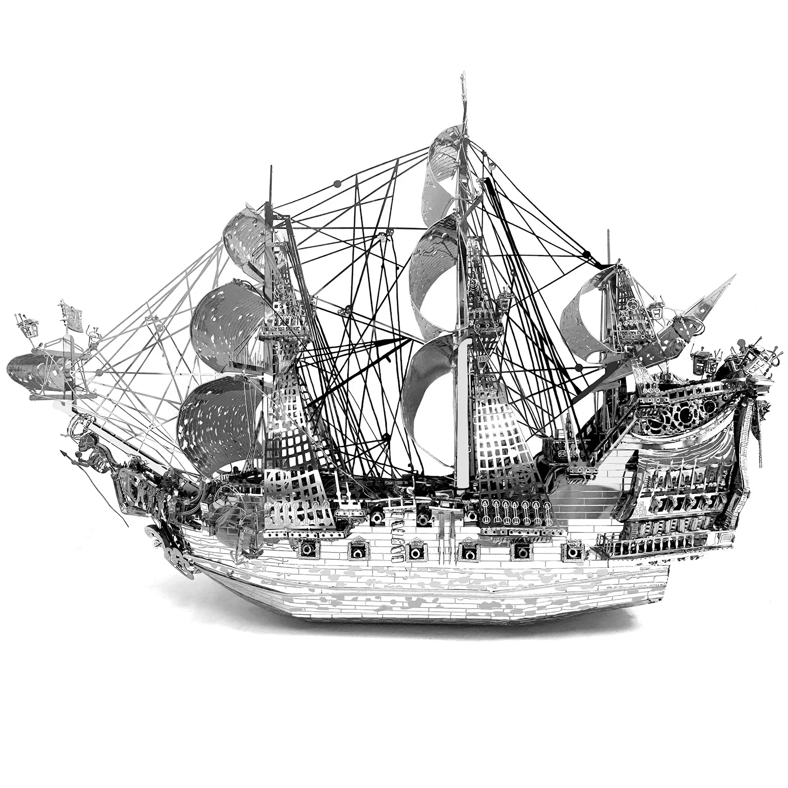 أطقم نماذج ألغاز معدنية ثلاثية الأبعاد من Queen Anne DIY لعبة ألغاز مقطوعة بالليزر للأطفال