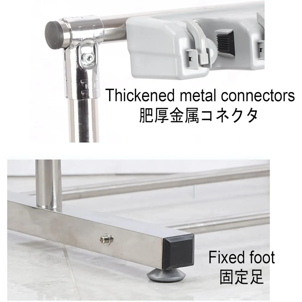 ممسحة أرضية وحامل مكنسة، عربة تخزين أدوات التنظيف المحمولة، منظم لمستلزمات التنظيف #6