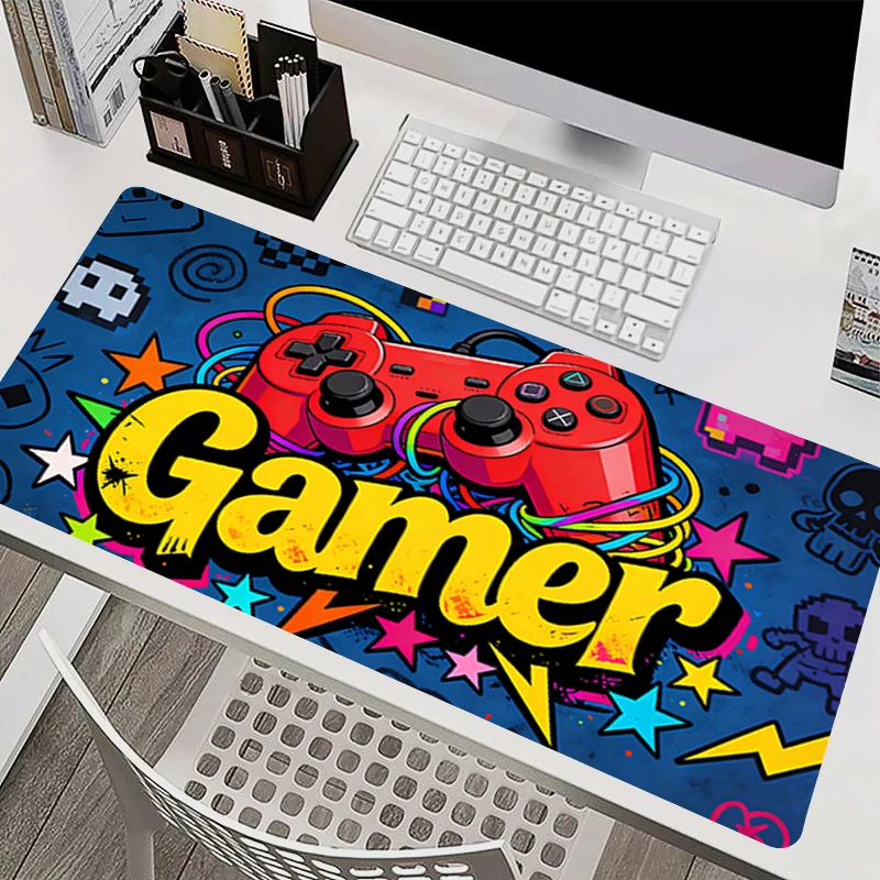 Mouse Pad E-sports Players Mousepad game controller Large Desk Mat Gamer Rubber Keyboard Pad 90x40cm Office Computer Mouse Mat
