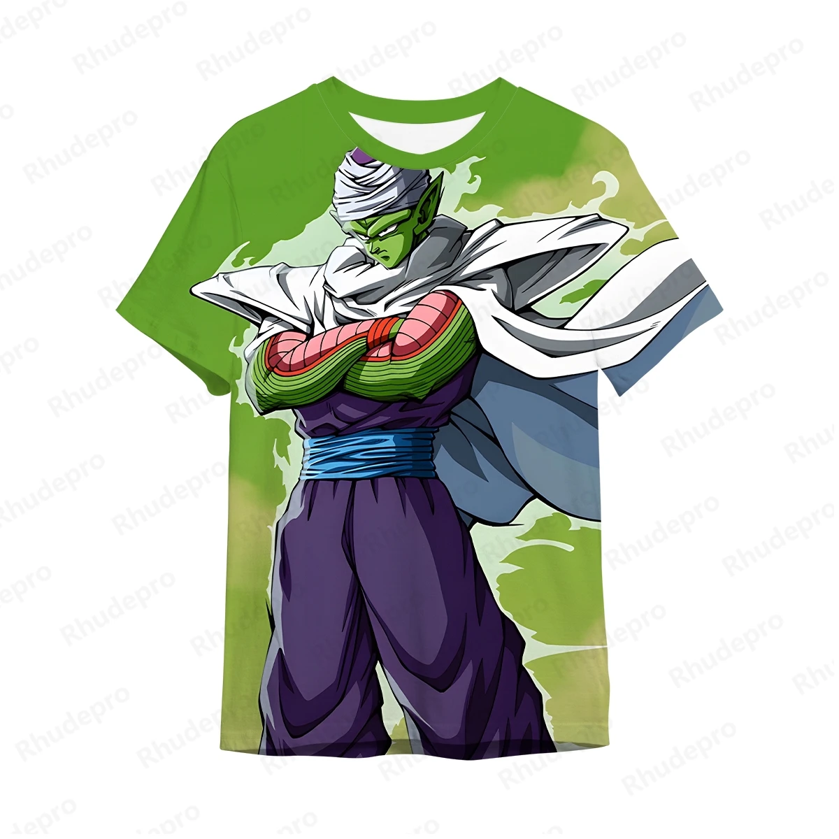 Dragon Ball Anime masculino camiseta grande, Super Saiya Goku, Roupas de tendência de menino e menina, Roupas Vegeta, Y2k