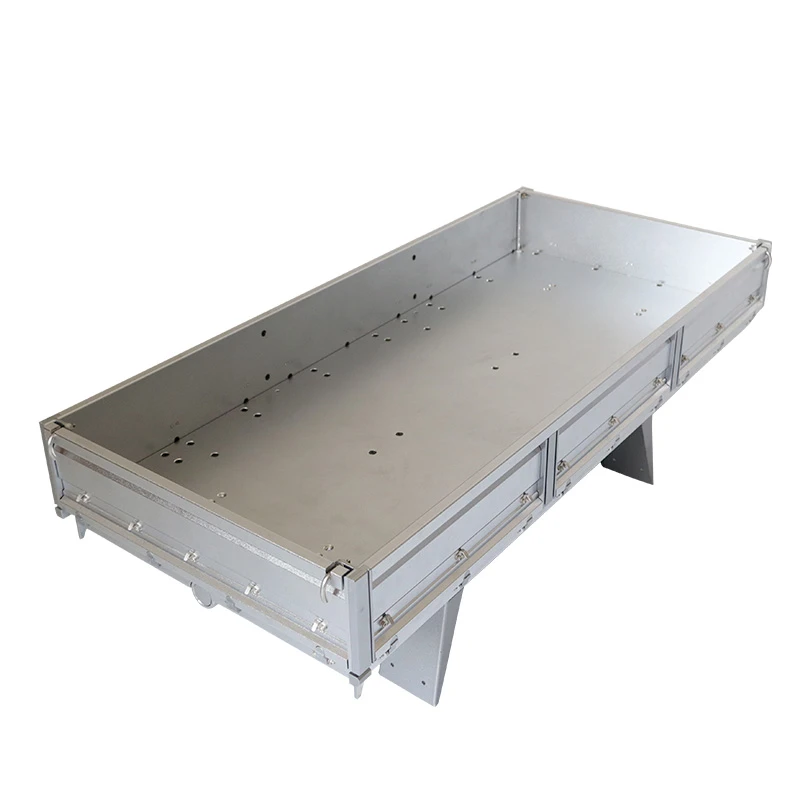 مقصورة معدنية محاكاة JDM-158-K ل 1/14 Zetros مركبة يتم التحكم بها عن بُعد على الطرق الوعرة شاحنة جرار مقطورة صندوق البضائع لعبة نموذج ترقية أجزاء