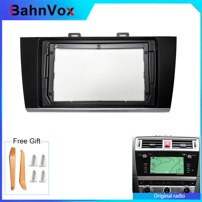 9 inch Android Car Radio frame for Subaru Outback 5 2014 - 2018 Legacy 6 2014 - 2017 2din Stereo GPS Fascia bezel Panel Adapter