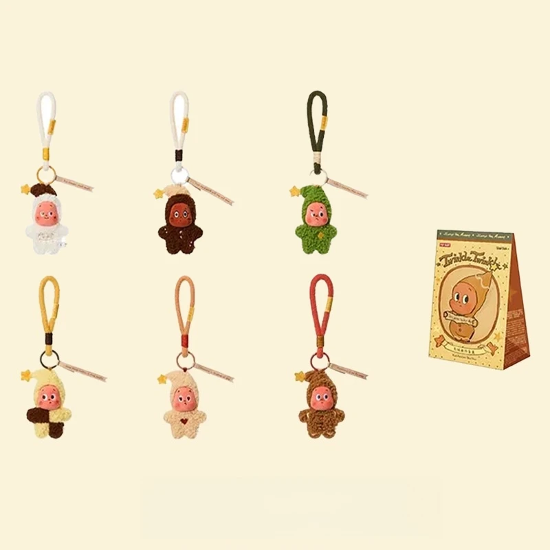 

Мерцающие мерцающие вкусные моменты слепая коробка печенье плюшевая подвеска POP MART праздничный изящный плюшевый подарок-сюрприз для всех возрастов