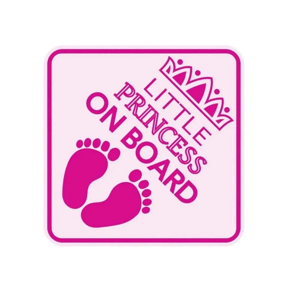 

Наклейка для украшения автомобиля: «Дитя в машине», «Принцесса», предупреждающая наклейка для водителя, самоклеящаяся, для декора кузова автомобиля