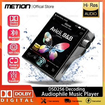 2023NEW HIFI audio player DSD256 decoding Audiophile grade hi-res lossless MP3 music player Bluetooth touch screen FM/recorder