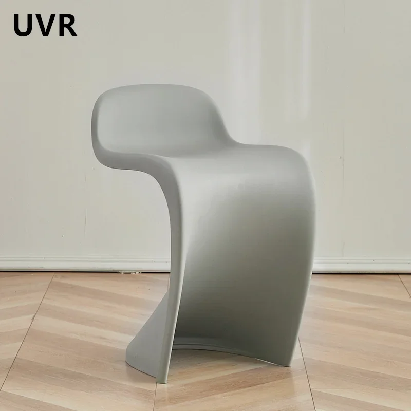 UVR Restaurant Chairs Home Kitchen Backrest Chairs Plastic High Stools Sturdy and Durable Dining Table Chairs Dining Chairs