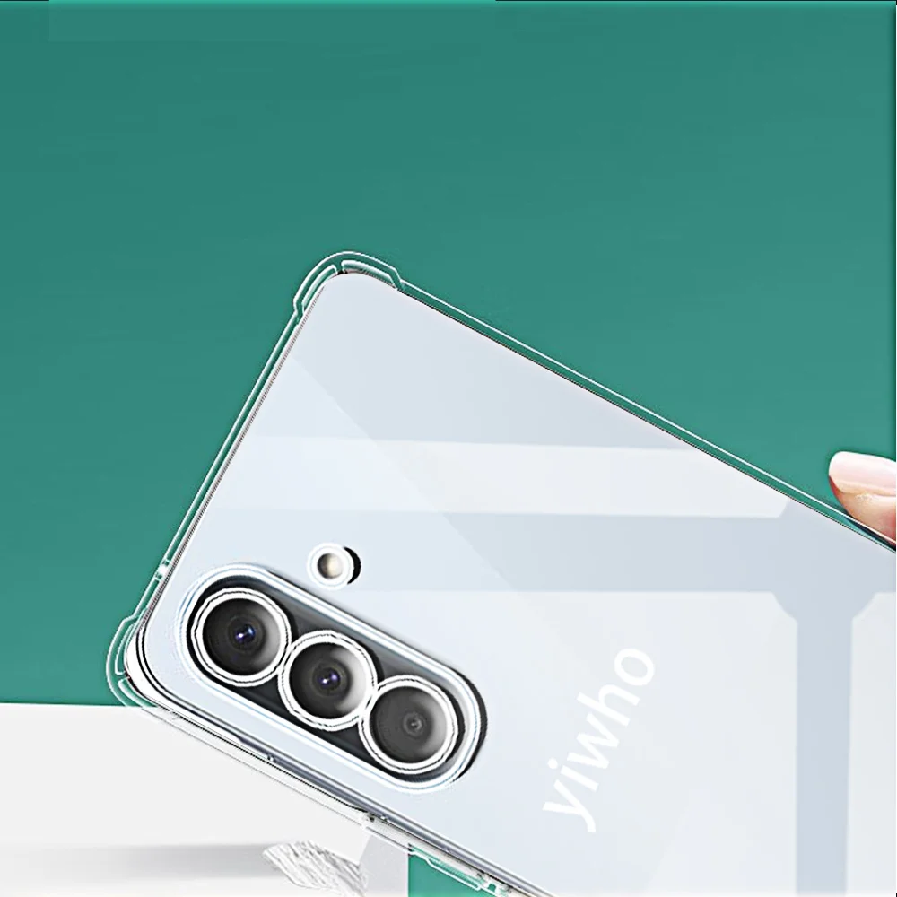 Transparente Handyhülle für Samsung Galaxy A57 A37 A17 A07 5G A 07 17 4G 57 37 Rückseiten-Schutzhülle mit Kameraschutz Weiche Schale – Detail 3