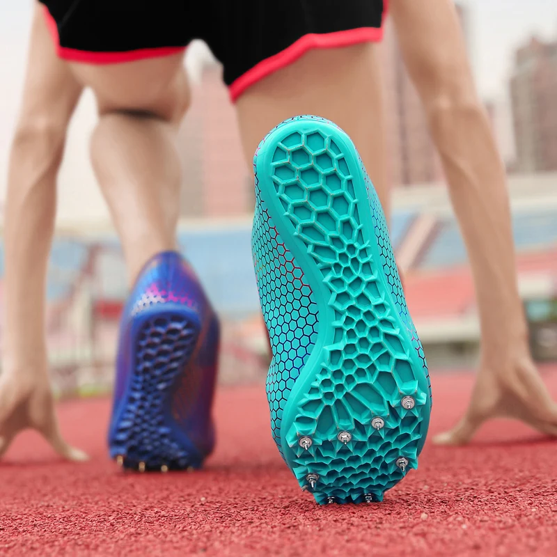 Professional Spikes Running Shoes for Men and Women, Track and Field Shoes, Training Sports Shoes, Student Competition Shoes