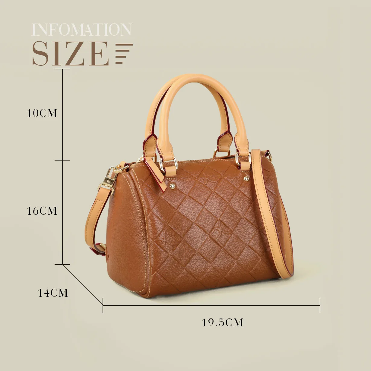 PG Retro-Stil Damen Große Kapazität Kissen-Tasche Designer Luxus Tragetasche Klassisches Design Handtasche für Frauen – Detail 11