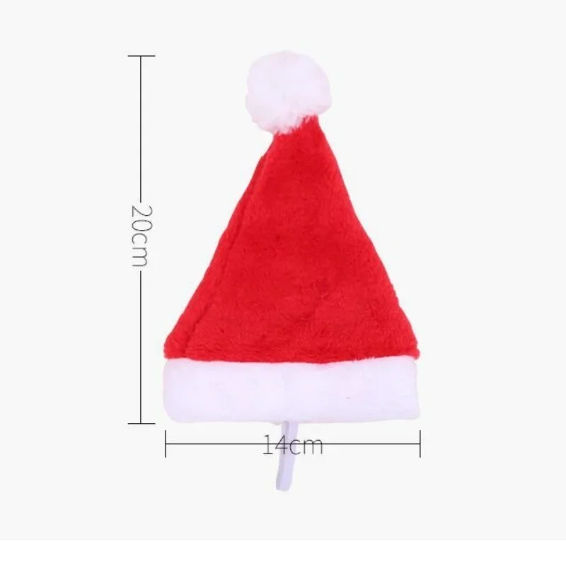 Christmas Pet Hat Santa Claus Hat for Cats Dogs Puppy Xmas Decoration New Year Party Supplies Pet Costume