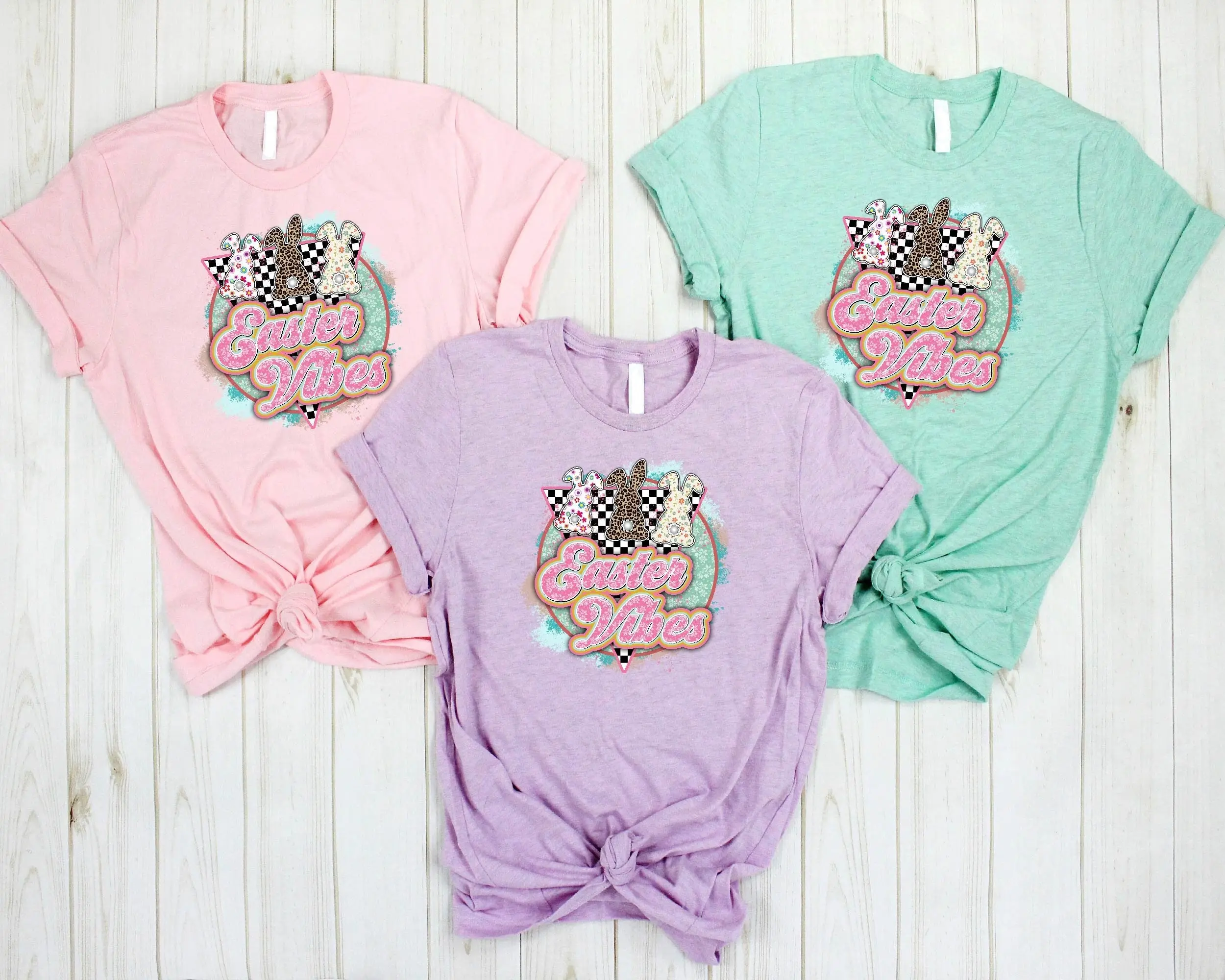 Easter Vibes T Shirt Easte Bunny Happy Day s Eggs Rabbit Lover SweaT