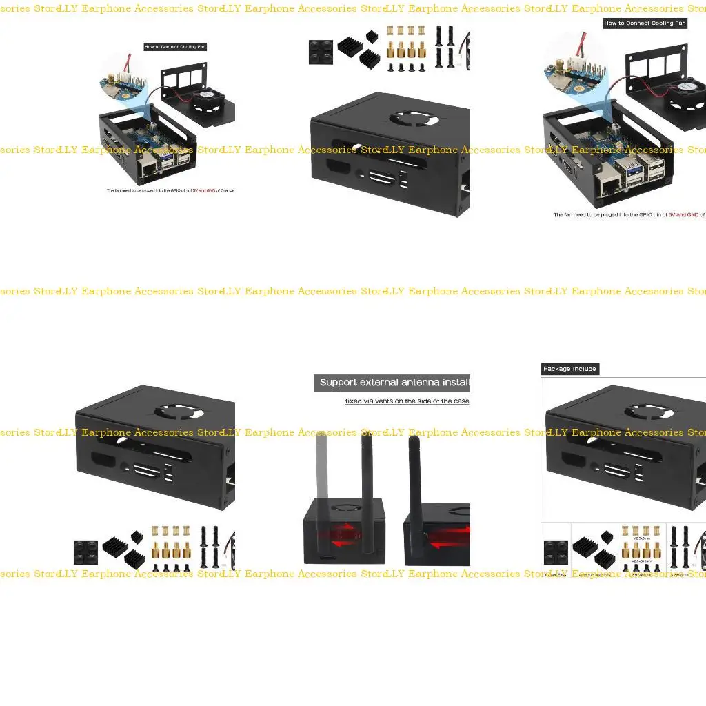 

462E Elegant Metal Case for Orange 5Pro Board Quick Setups and Full Port Access