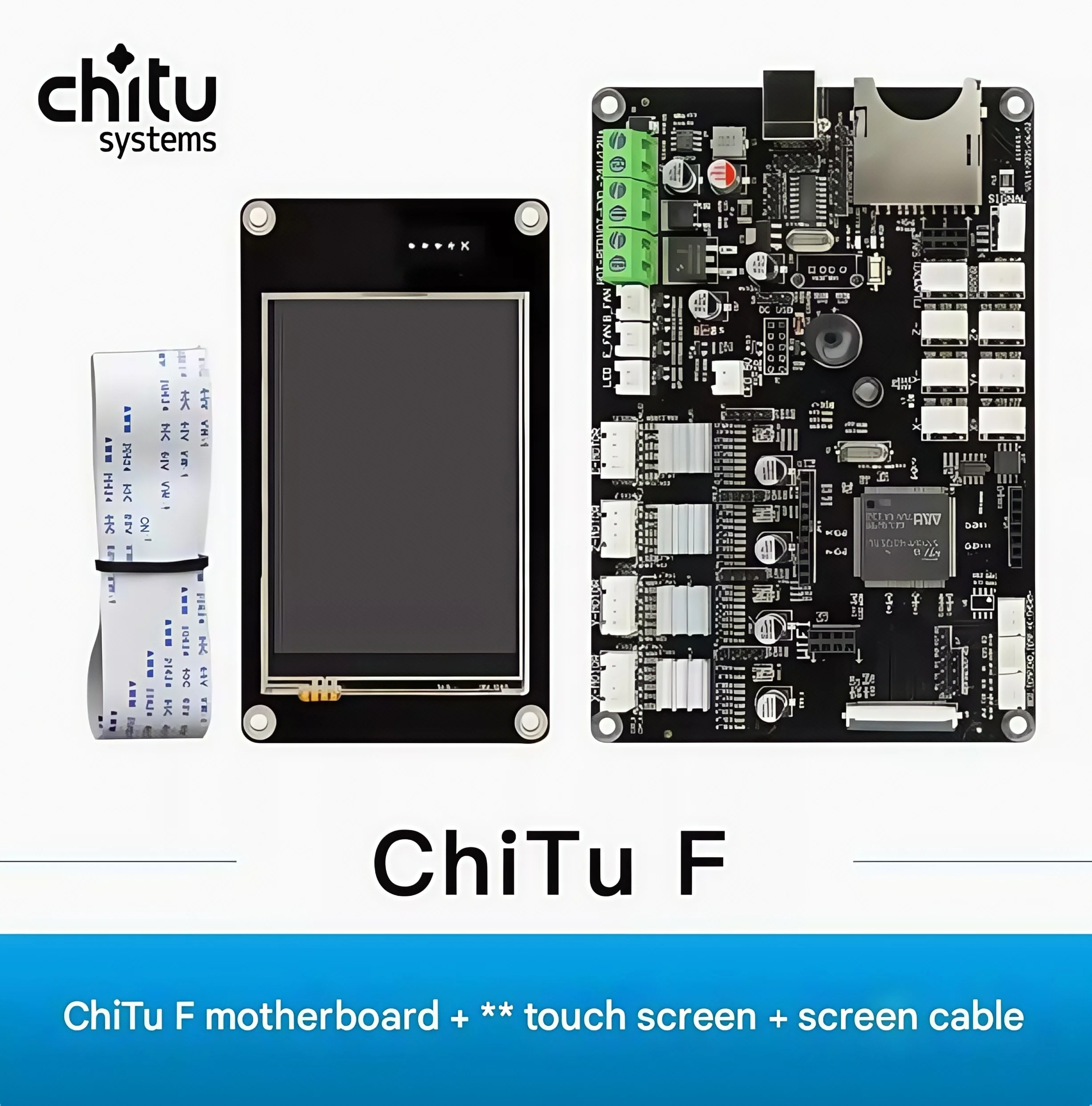 DIY 3D Printer Motherboard Chitu Control Board 3.5/5.0 Inch Touch Single Head Thermal Resistance 32-Bit FDM Main Control Board