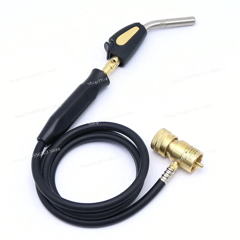 Soldering Gas Torch Self Ignition Plumbing Turbo Torch Solder Welding Torch with Welding Hose for Soldering Tools