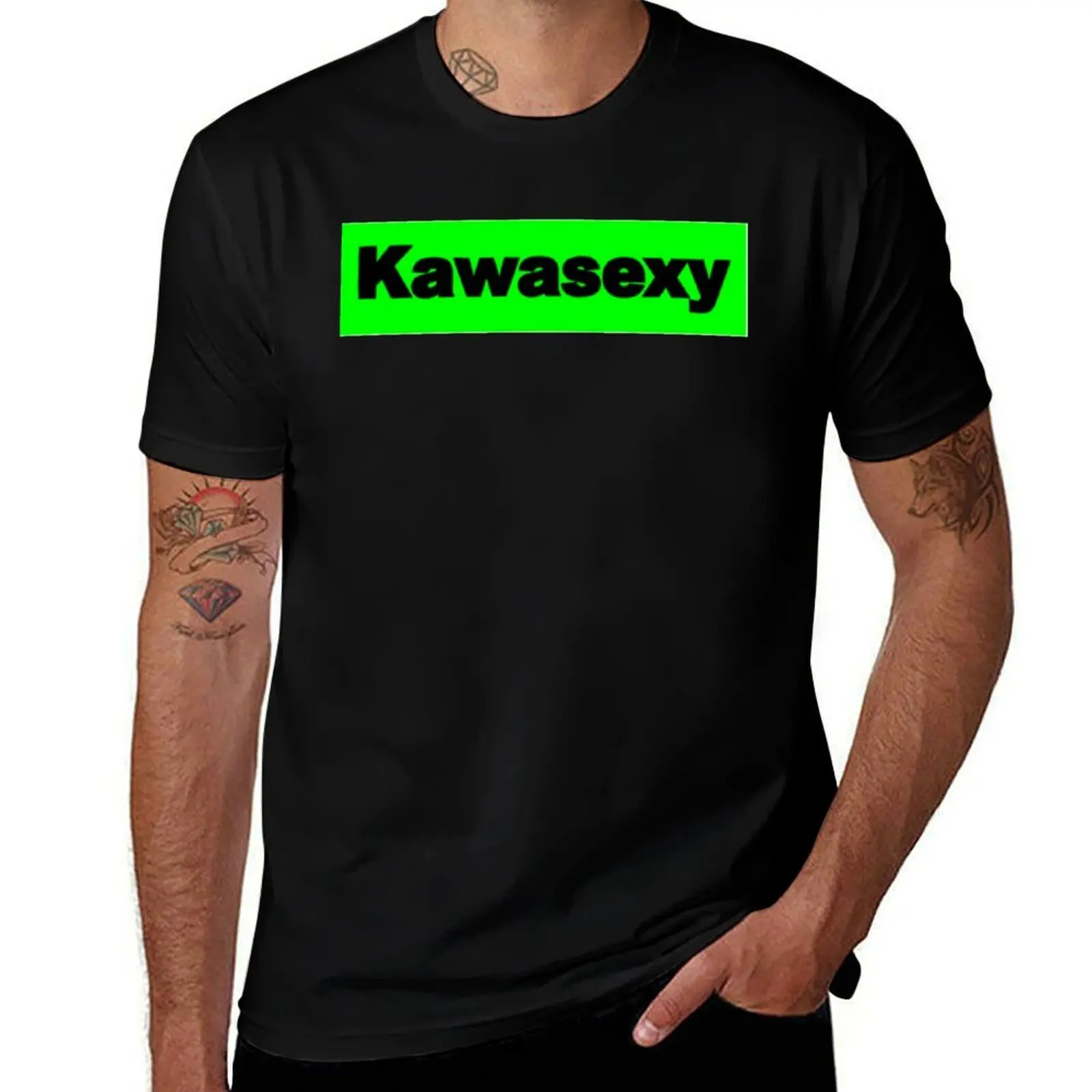 

Kawasexy logo T-Shirt t shirts with prints t shirt custom print cotton t shirt pack T-Shirt
