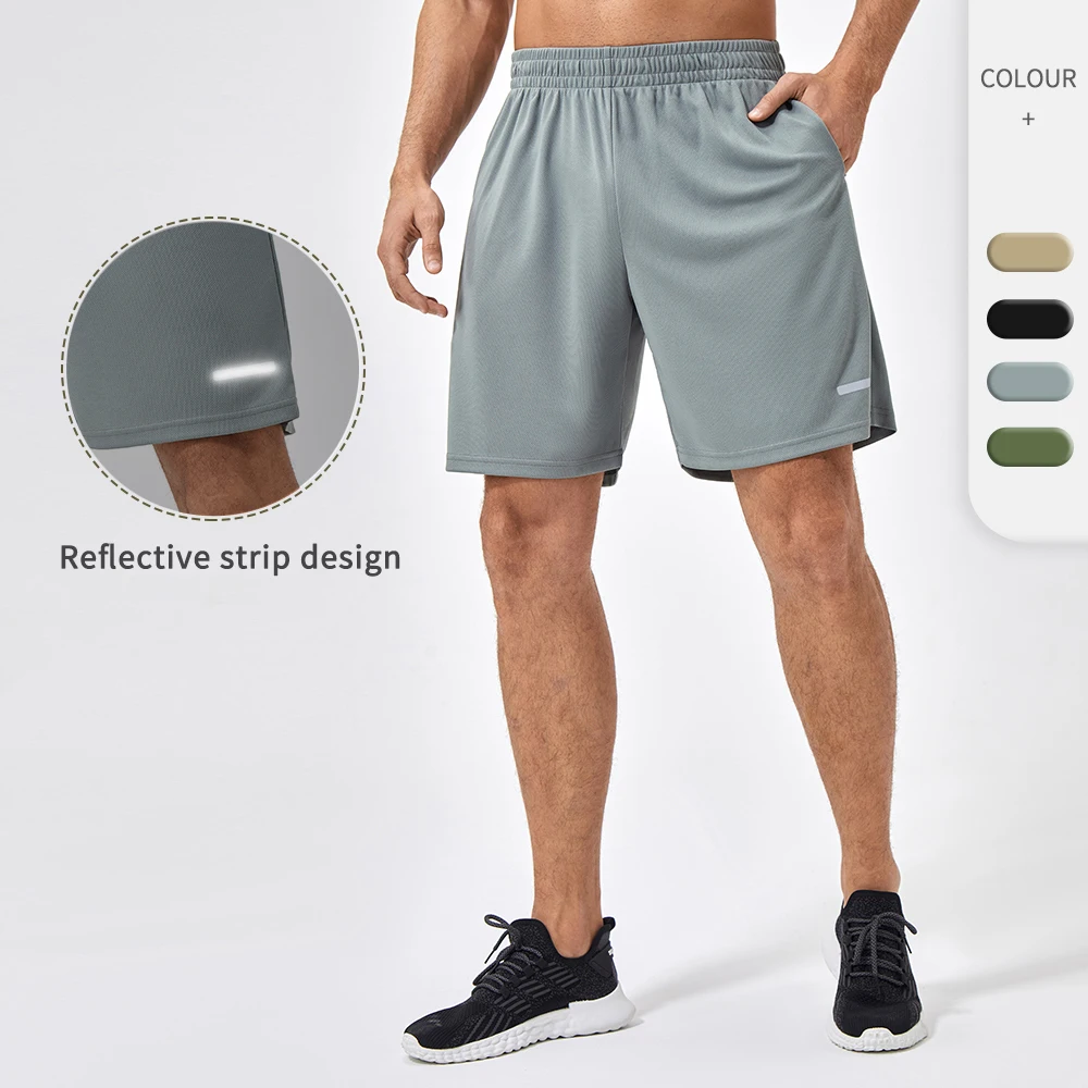 Mens Training Sports Shorts Breathable Quick Dry Running Shorts Loose Workout Fitness Shorts For Men