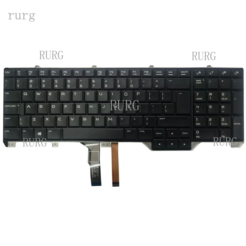 

LL+ New Laptop Backlit Keyboard For DELL Alienware 17 R2 R3 UI English