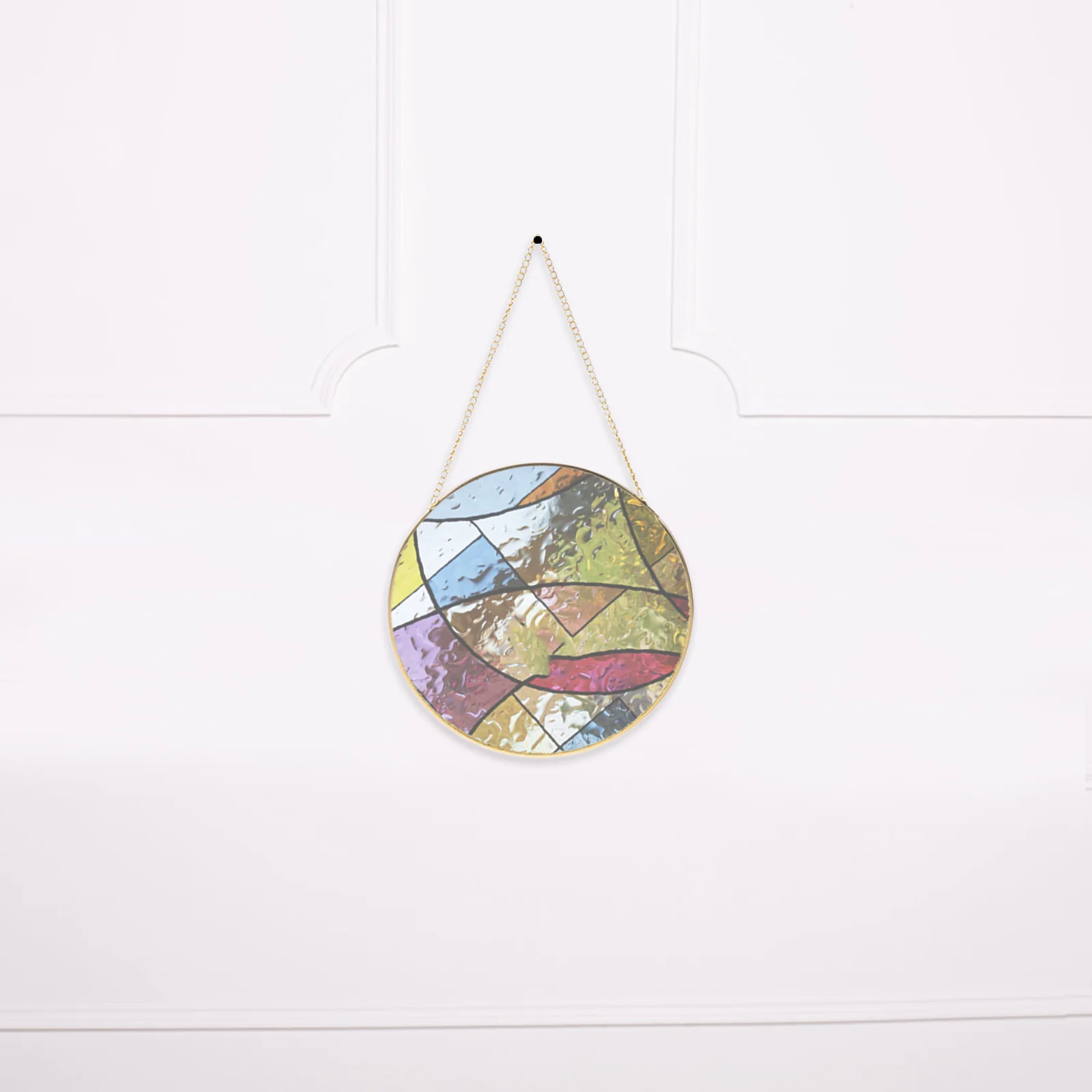 

DIY Unfinished Round Glass Suncatcher Blank Pendant for Home Wall Window Decor Handcraft Project Kit Suncatcher