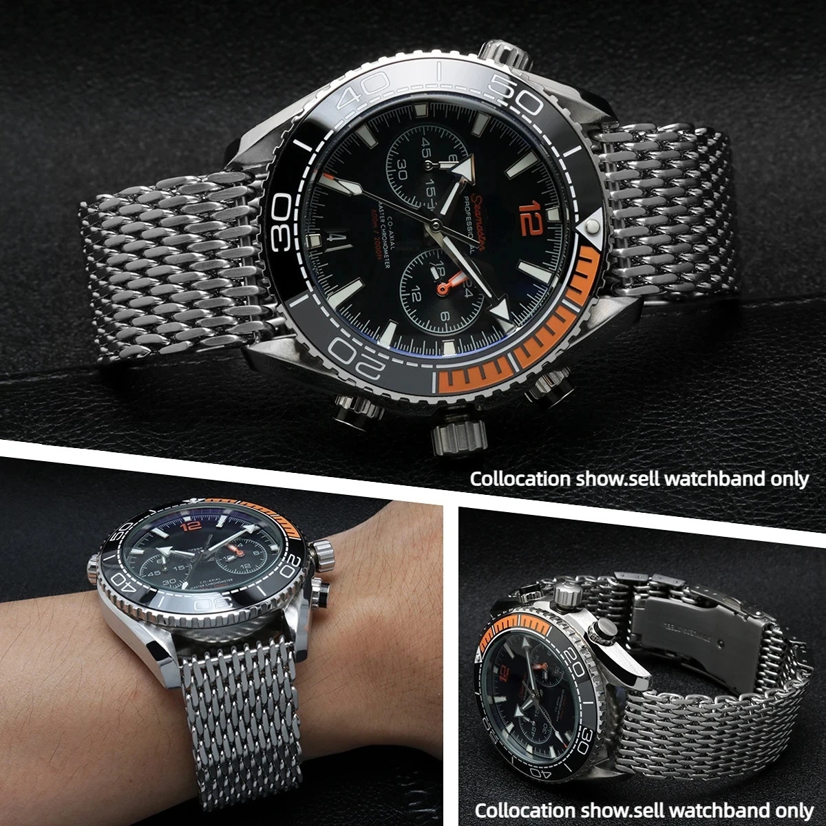 Pulseira de aço inoxidável de - Stainless Mesh Band avaliação e preço