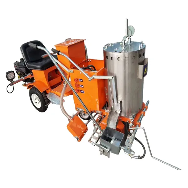 

Ride-On Airless Hot Melt Paint Traffic Line Striper Marking Selfpropelled Thermoplastic Road Marking Machine With Driving Car