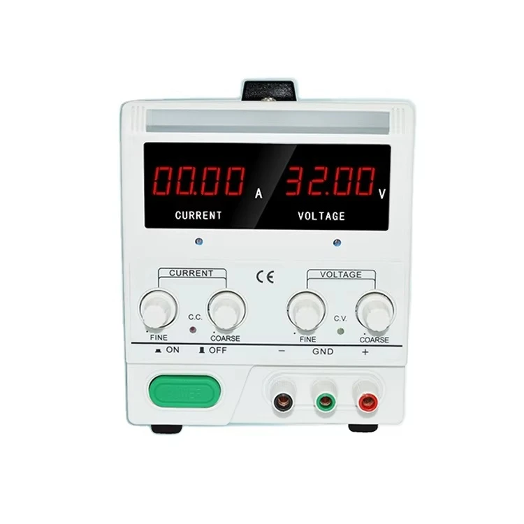 Adjustable DC Power Supply 30V 10A 300W Battery Charger Bench Lab Power Source CV CC OCP Repair
