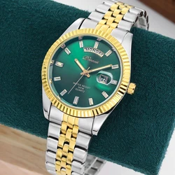 Denvosi Men's Casual Fashion Waterproof Luminous Quartz Watch Dial Over The Function Display Exquisite Everything