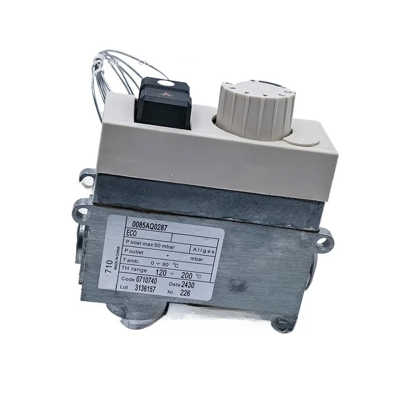 Model 710 Thermostatic Control Valve, 120-200℃ Gas Valve for Mini Gas Fryer
