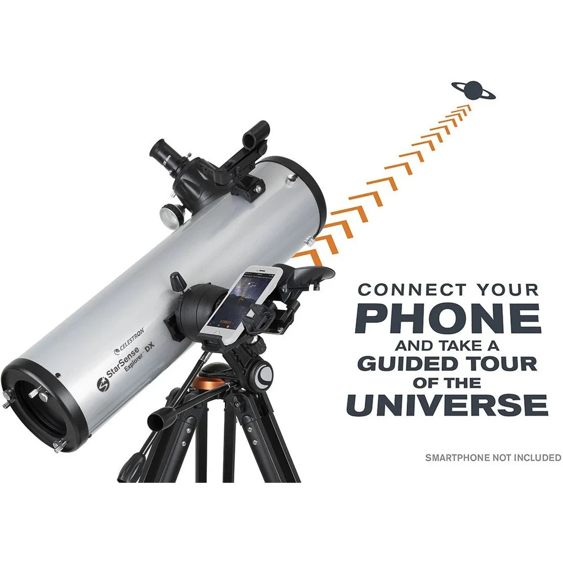 Celestron StarSense Explorer DX130AZ Telescopio reflector newtoniano 130 mm f/5 Recubrimiento astronómico XLT 22461