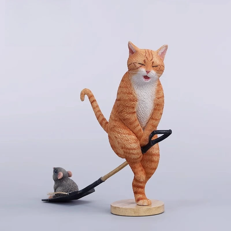 

Card crotch cat 2.0 simulation cat model trendy toy figure desktop small ornament gift