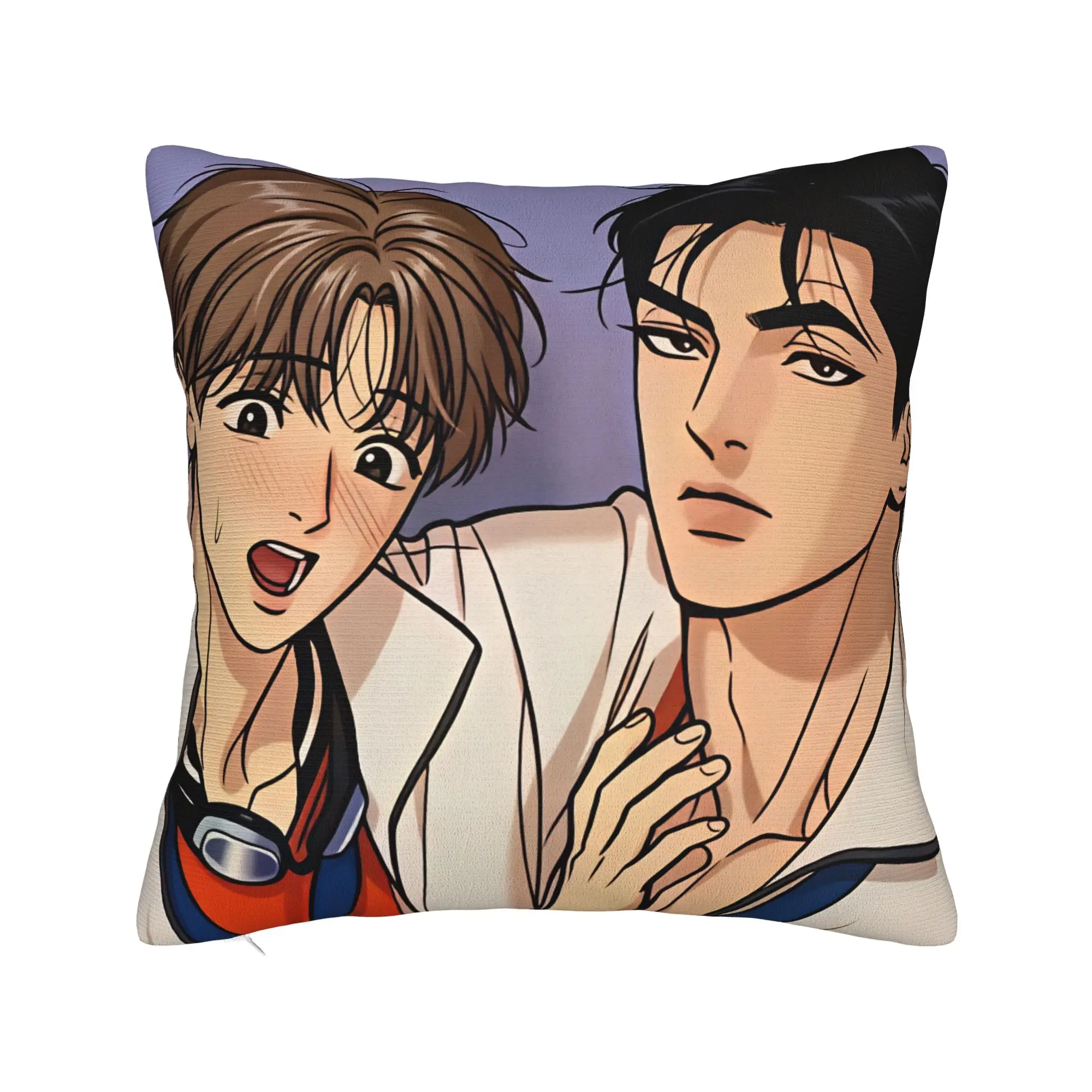 Bl Manhwa Jinx Joo Jaekyung   Pillow Cover  Novelty Pillow Case Home Decor Cushion Cover Soft Graphic Pillowcases Gift