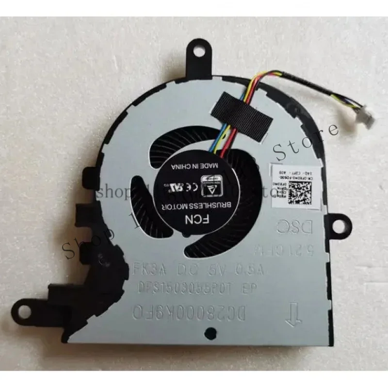 WYORESY New CPU Fan for Dell Inspiron 17-3780 3793 5770 Vostro 3580 3590 3591 3593 Series 0FX0M0  DC28000K9D0 DFS1503055P0T FK3A