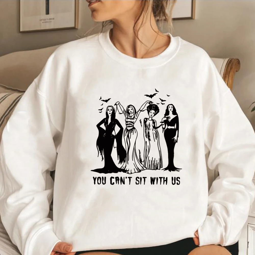 Retro Witches Sweatshirt Funny Sanderson Sisters Hoodie Vintage Spooky Vibes Shit Cute Halloweeen Tshirt Tee Gift for Women