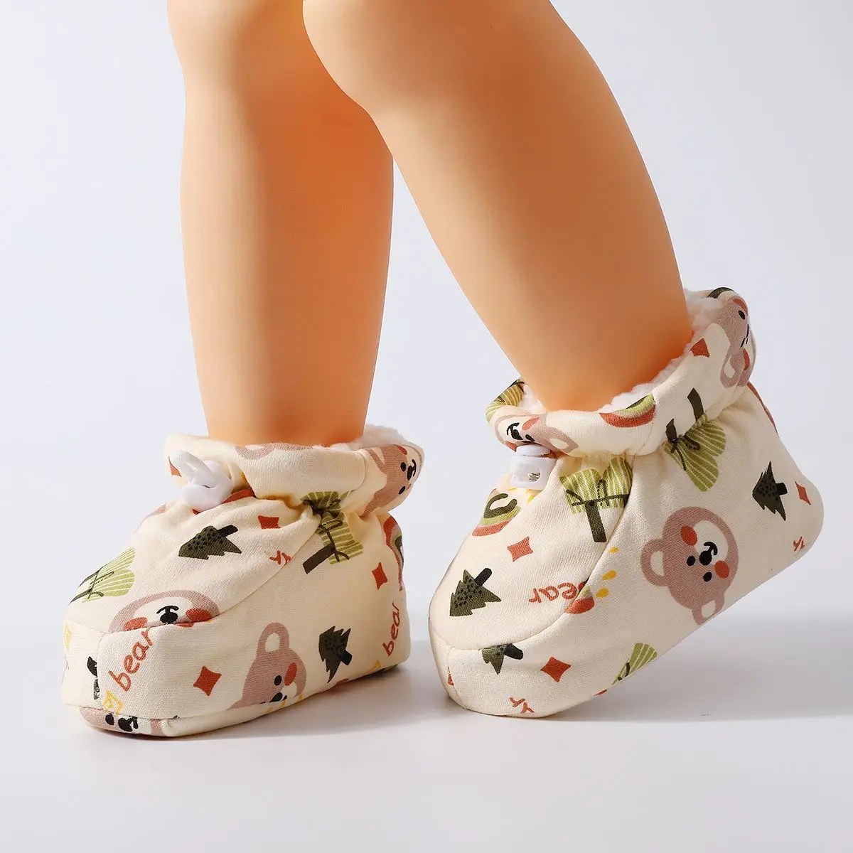 2026 New Chinese Style Winter Baby Shoes Soft Non Slip First Walkers for Infants Easy to Wear for Beginners