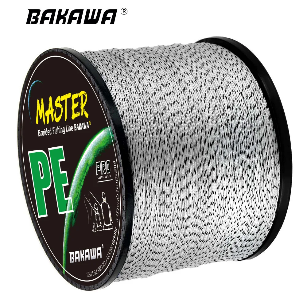 

Леска рыболовная BAKAWA Speckled, 4/8 плетеная, 150/366/666 м