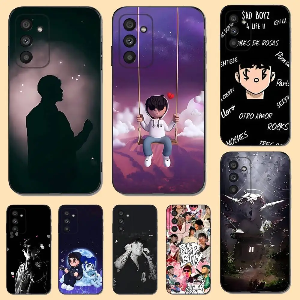 

J-Junior H Singer Sad Boyz Phone Case For Samsung S 25,24,23,22,30,21,10,9,Ultra,Plus,Lite,FE,4,5 G Soft Black Case