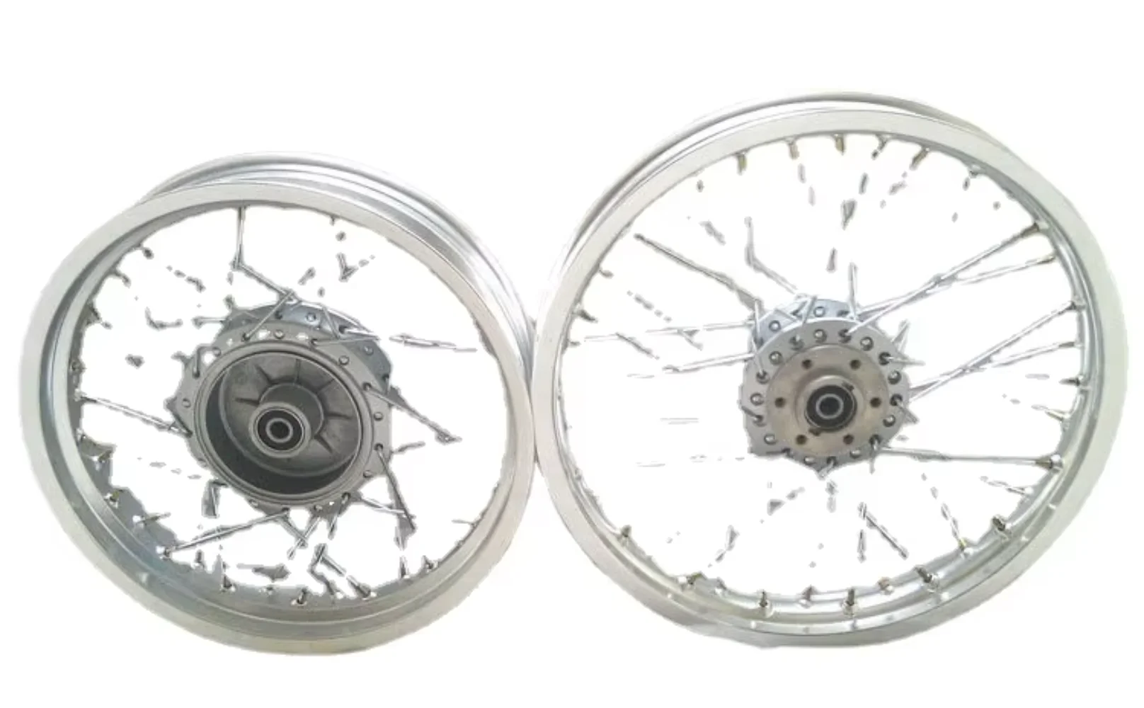 1pcs for GN125/GN250 GS125 GY6 Spoke Wheel Assembly,Steel Rim,Wheel Hub, Steel Modified Front Rear 16 17 18 Inch Widened Spoke