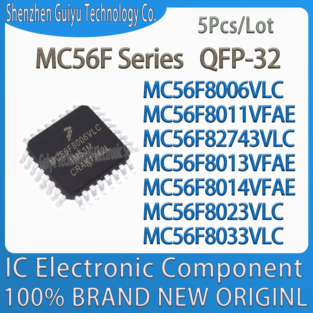 

5Pcs/Lot MC56F8006VLC MC56F8011VFAE MC56F82743VLC MC56F8013VFAE MC56F8014VFAE MC56F8023VLC MC56F8033VLC MC56F Series QFP-32 IC