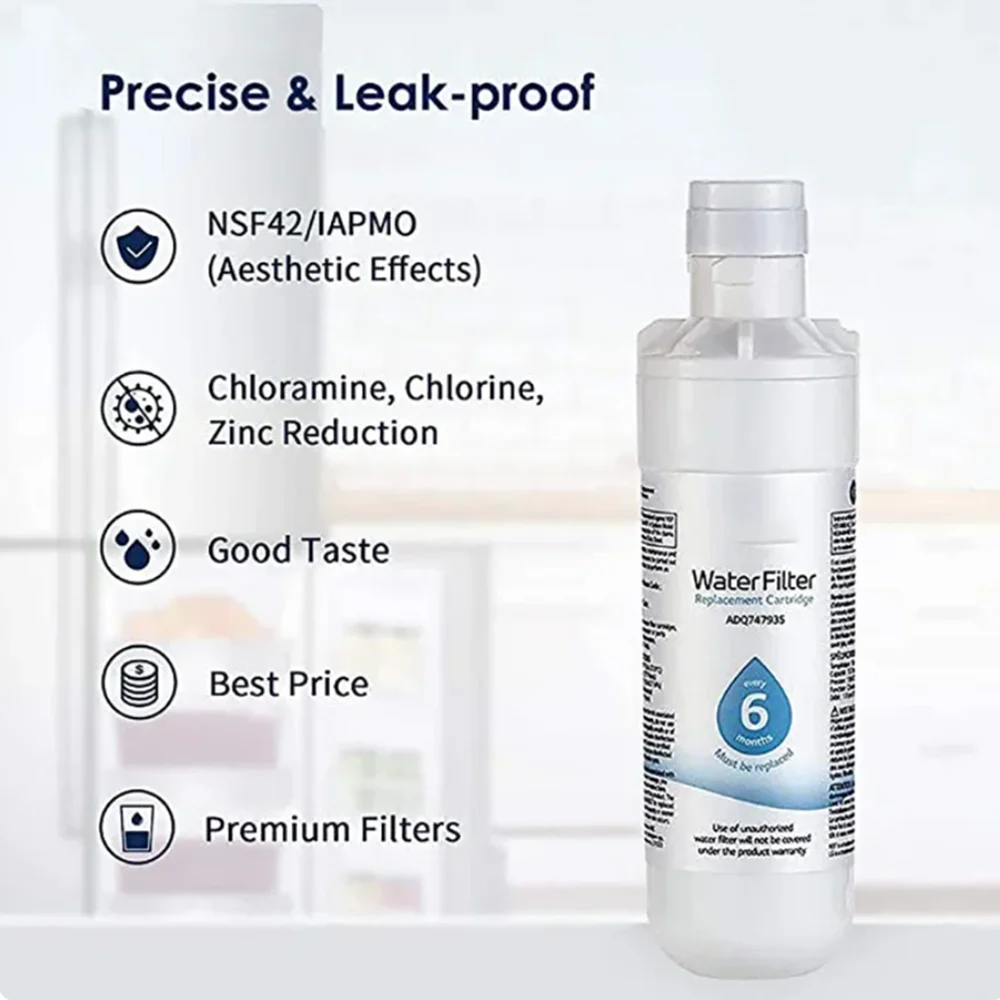 Replace LG LT1000P, ADQ74793501, ADQ74793502, MDJ64844601, Kenmore 46-9980, 9980 refrigerator filter (1 pack)