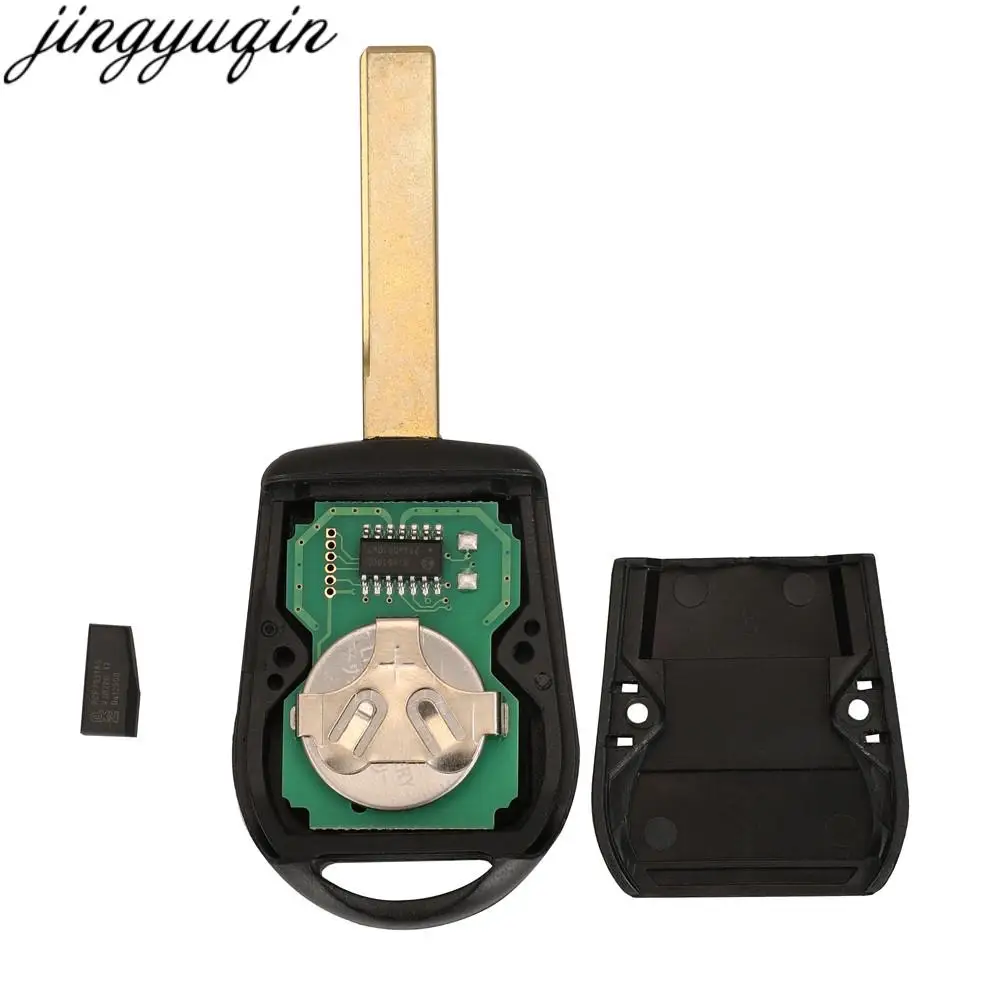 Jingyuqin Remote Car Key Alarm EWS ID44 PCF7935 315/433MHZ For Land Rover Range Rover Evoque 3 Buttons