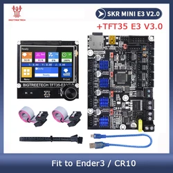 BIGTREETECH SKR MINI E3 V2 Control Board TMC2209 UART+TFT35 E3 Touch Screen 3D Printer Parts For Creality Ender 3/5 CR10 TFT35